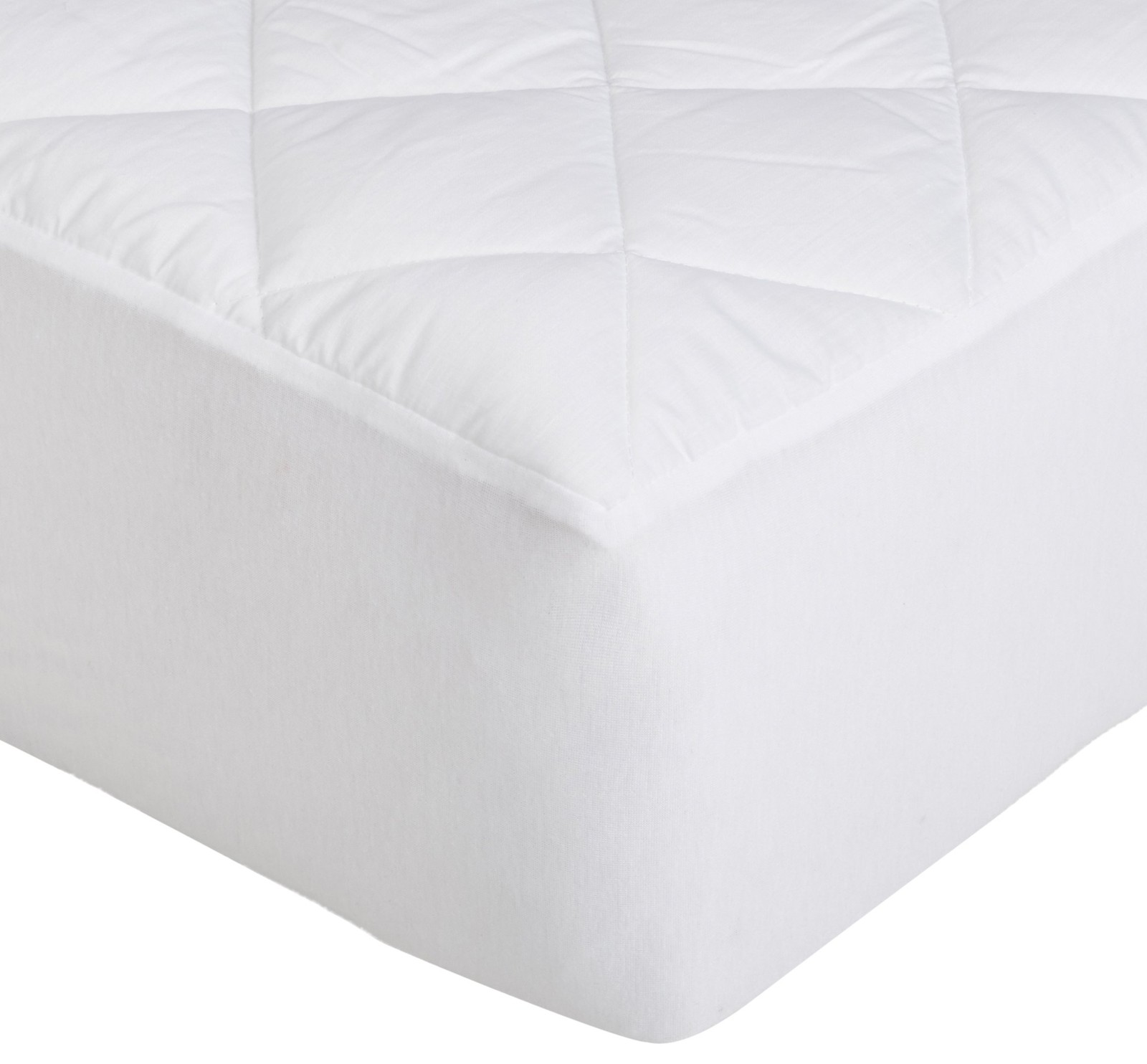 Queen Mattress Topper Pad Hypoallergenic Quilted Plush 18 Inch Deep White gallery