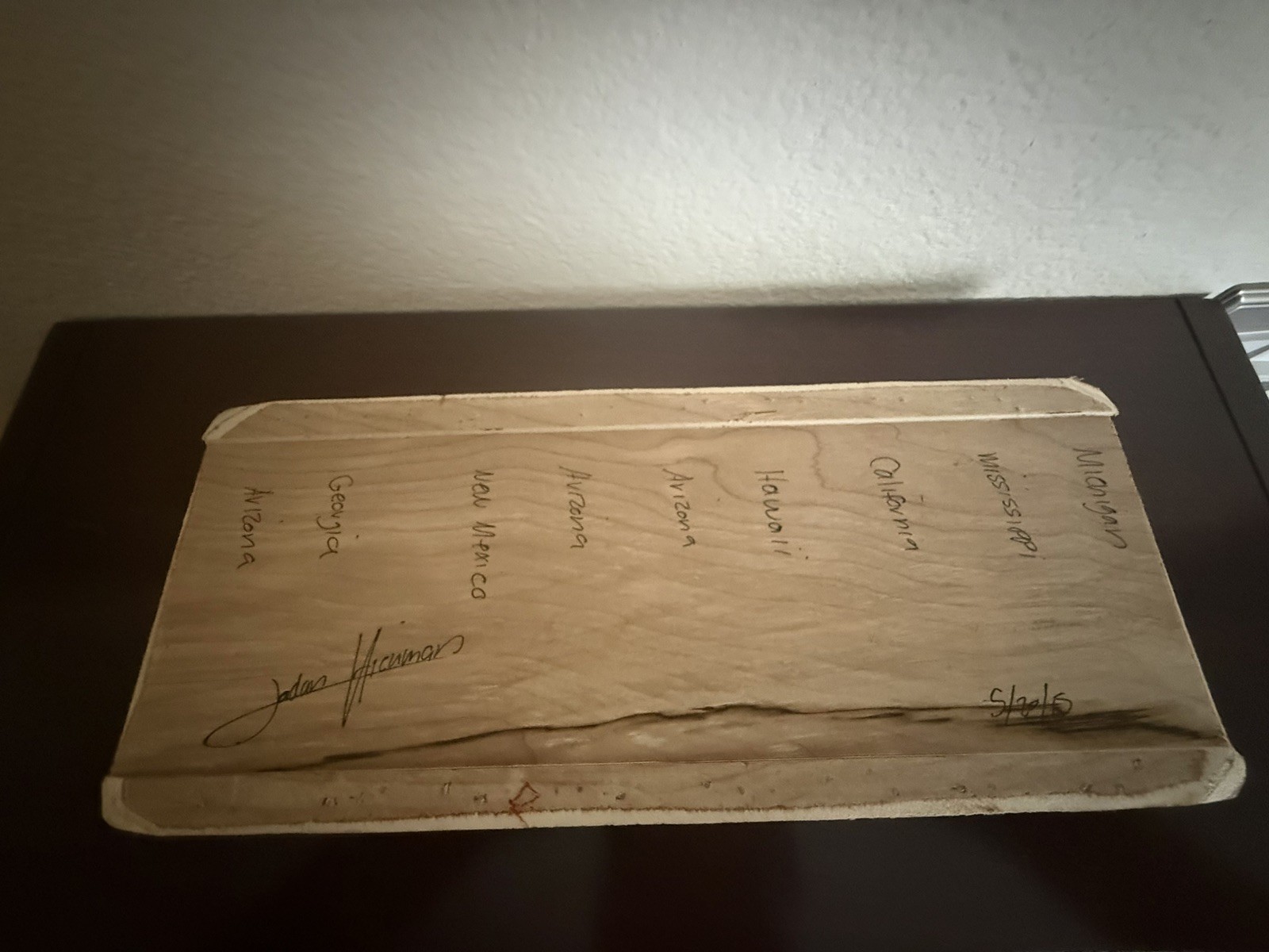 Custom License Plate Art “CUL8rG8R” Wood Mount Decor Signed By Artist One Owner gallery
