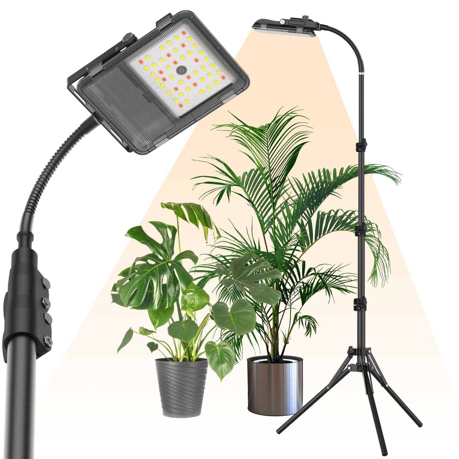 SANSI 30W LED Plant Grow Light Full Spectrum Indoor Bloom Tripod 19-55 inch gallery