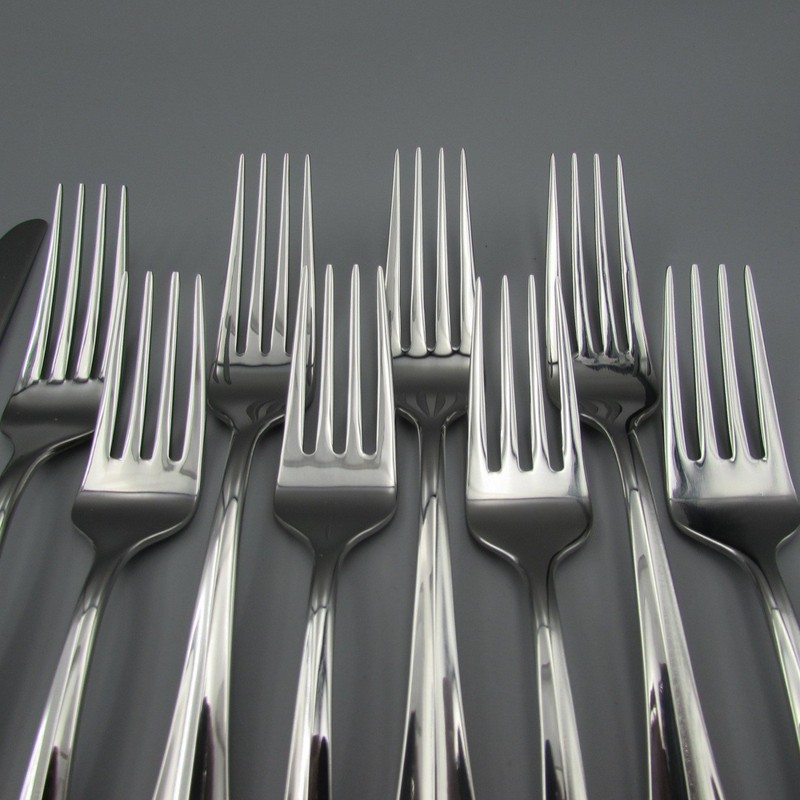 Fitz & Floyd Stainless NEVAEH GRAND Service for Four / 20 Piece Set - New gallery