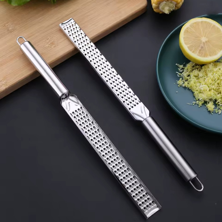 1pc Stainless Steel Long Grater Lemon Cheese Garlic Ginger Zester - NEW gallery