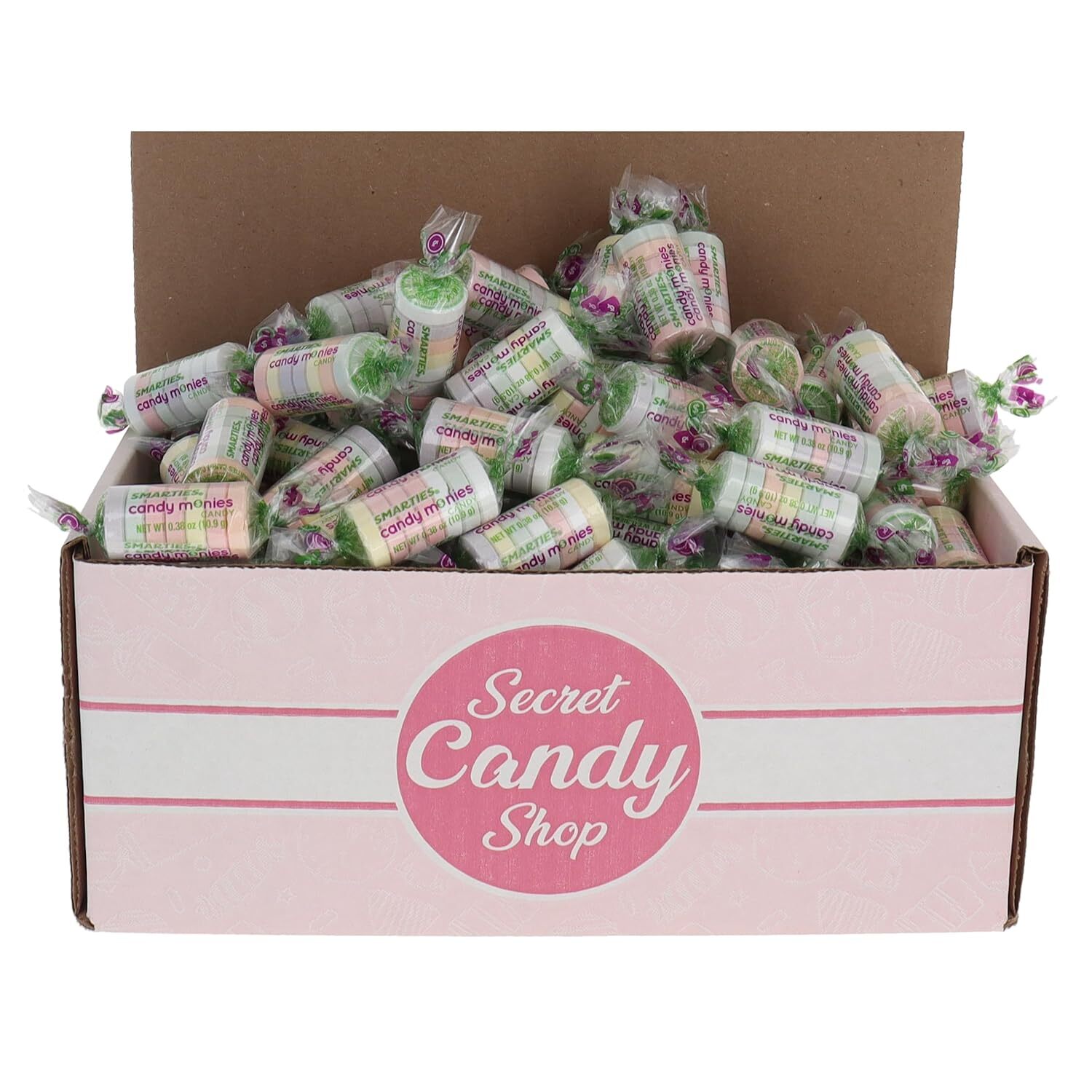 Smarties Candy Money Rolls Sugar Candy Bulk in Box (Money Roll) 8oz, 1LB, or 2LB gallery