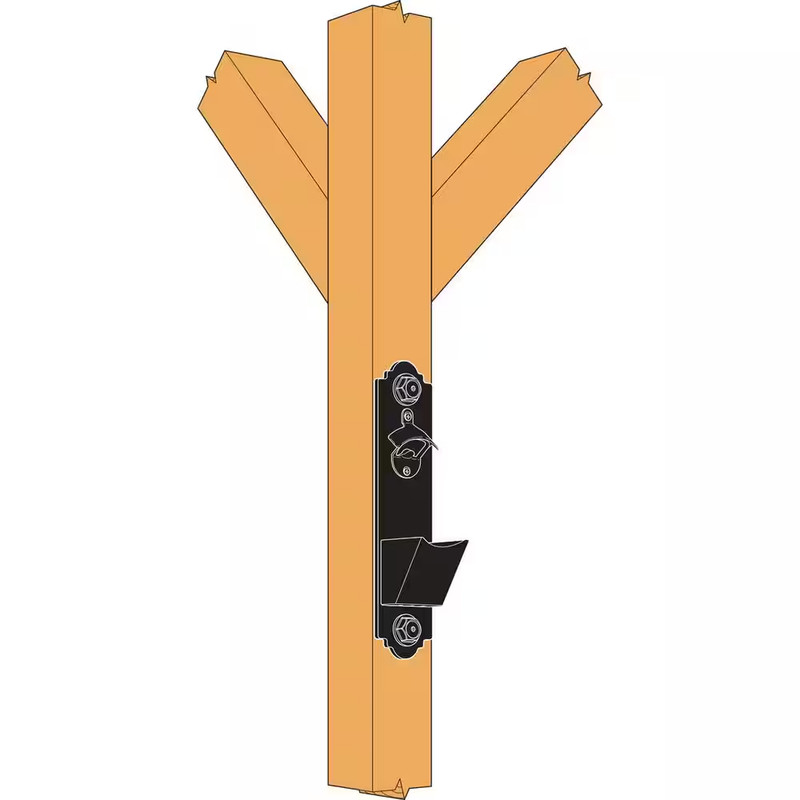 Simpson Strong-Tie Bottle Opener Kit Outdoor Accents Black Composite Plastic gallery