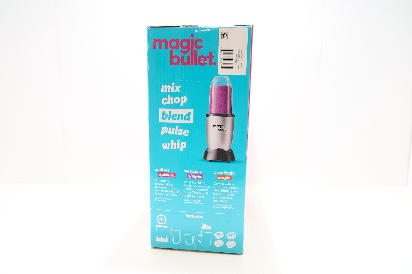 Magic Bullet MBR-1101 18oz Blender - Silver gallery