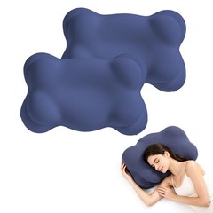 Mellow Cloud Align Memory Foam Pillow Ergonomic Cervical Dual Height Washable