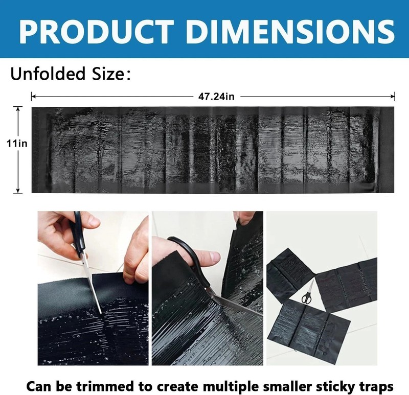 6 Pack Large Mice Mouse Glue Traps Rodent Catcher Rat Board Indoor Super Sticky gallery