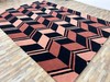 Hand Tufted Contemporary Geometric 100 % Nz Wool Area Rug Handmade Living Room gallery