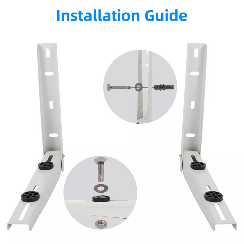 Outdoor Mini Split Wall Mounting Bracket, Heavy-Duty Wall Bracket for 9000-18000 gallery