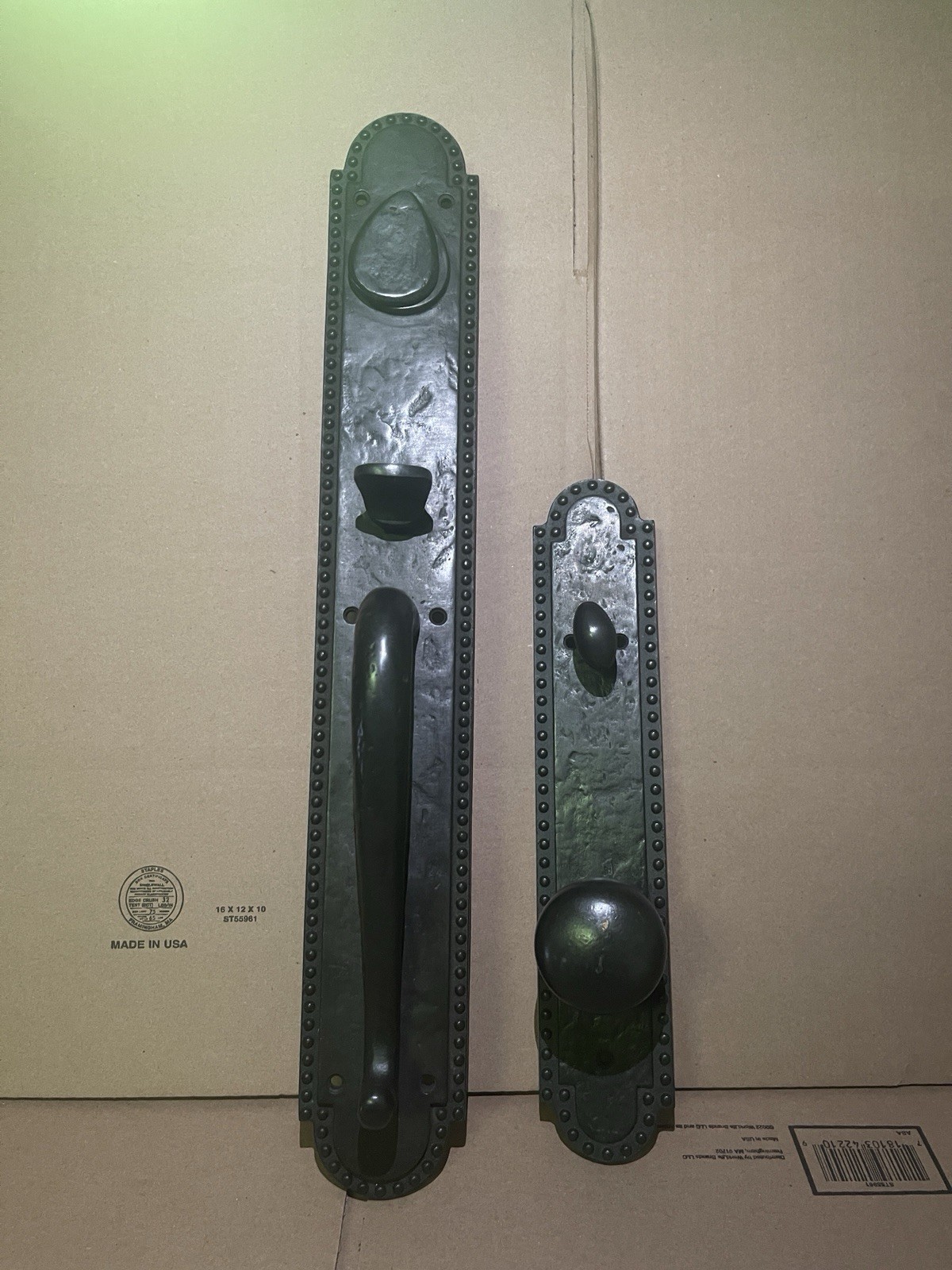 Signature HW Marconi Solid Bronze Entrance Door Set, *INCOMPLETE READ DESC* gallery