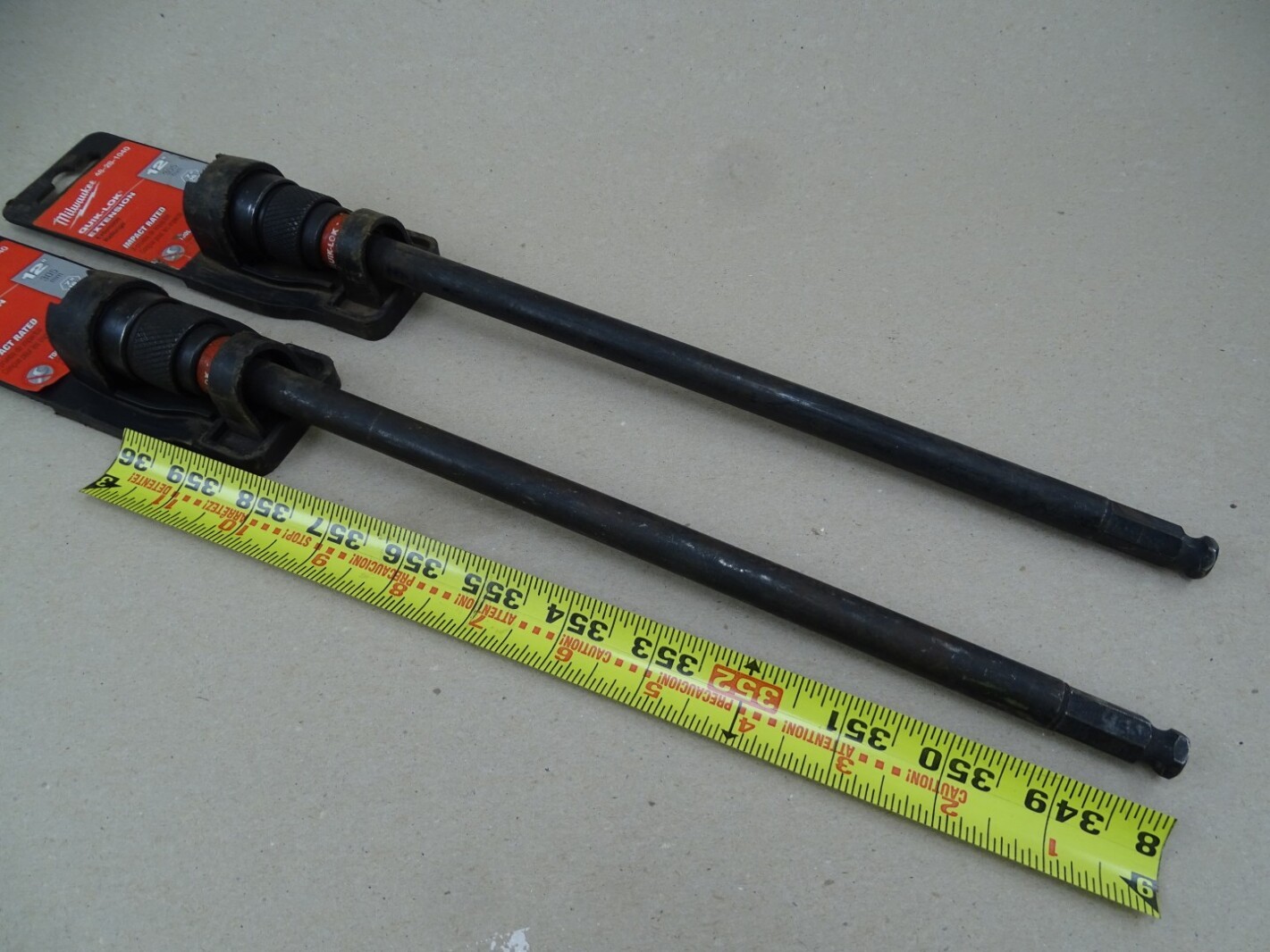 (2) Milwaukee Universal Quik-Lok Extension 12" , 48-28-1040 gallery