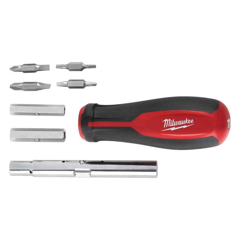 11-In-1 Multi-Tip Combination Screwdriver with Square Drive Bits gallery