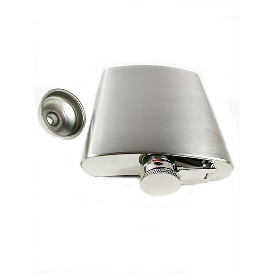 TECHTONGDA Stainless Steel Alcohol Pocket Flask with Funnel 12oz Capacity gallery