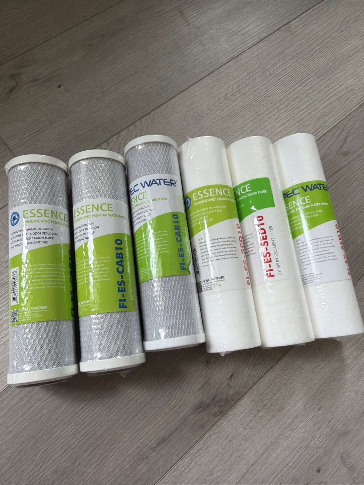 Genuine APEC ESSENCE Replacement Filters For Undersink 6 PACK FI-ES-CAB10 gallery