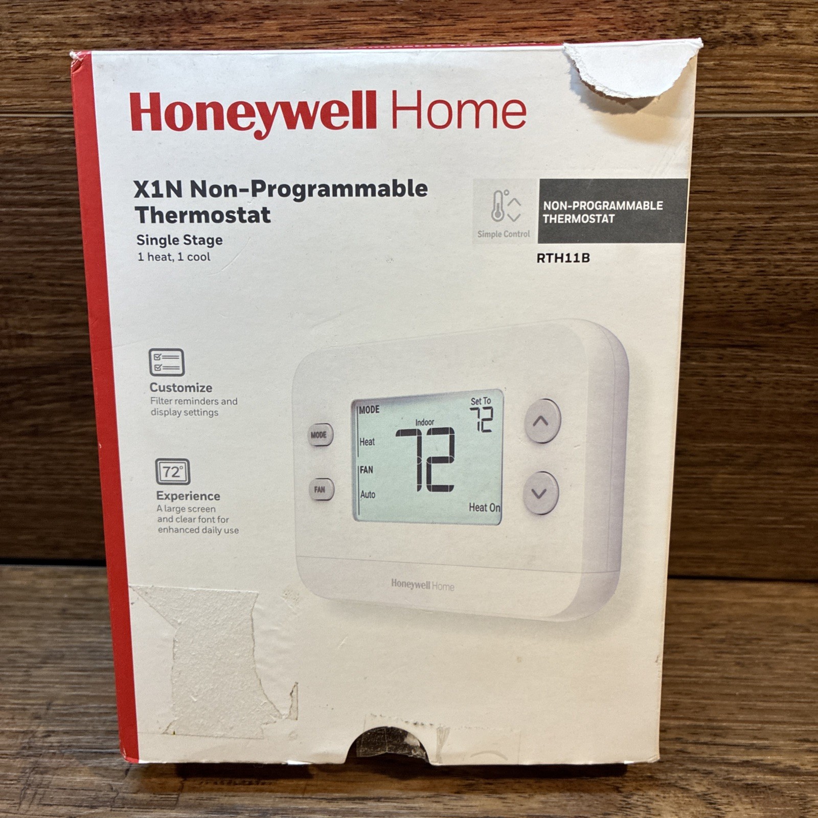 Honeywell Home X1N Non-Programmable Thermostat RTH11B gallery