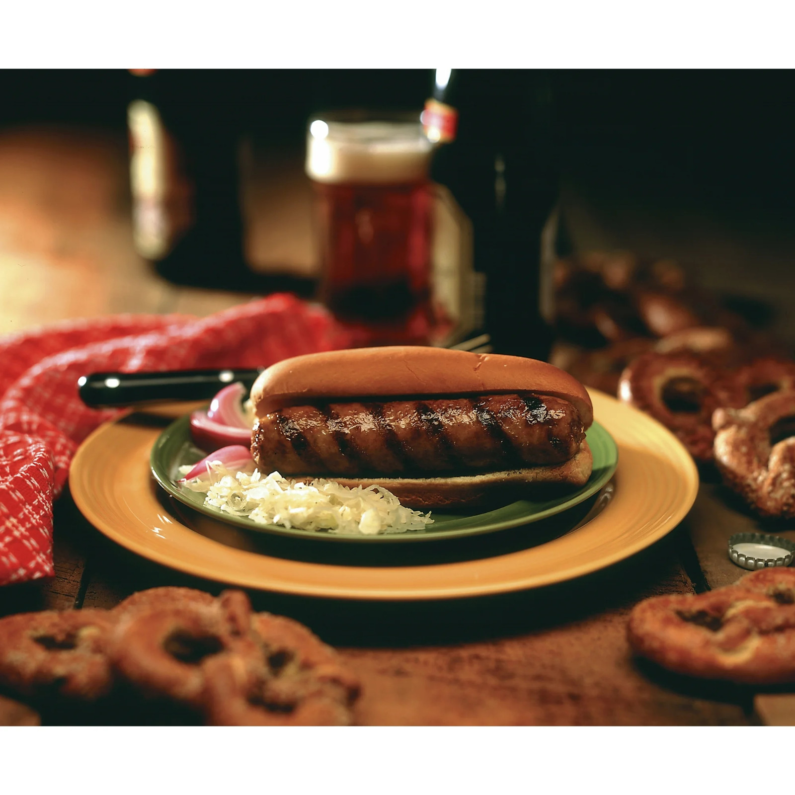 2-Pack 32oz Each Bar M Extra Hot Beef Hot Links Sausage 64oz (4 Pounds) Total* gallery