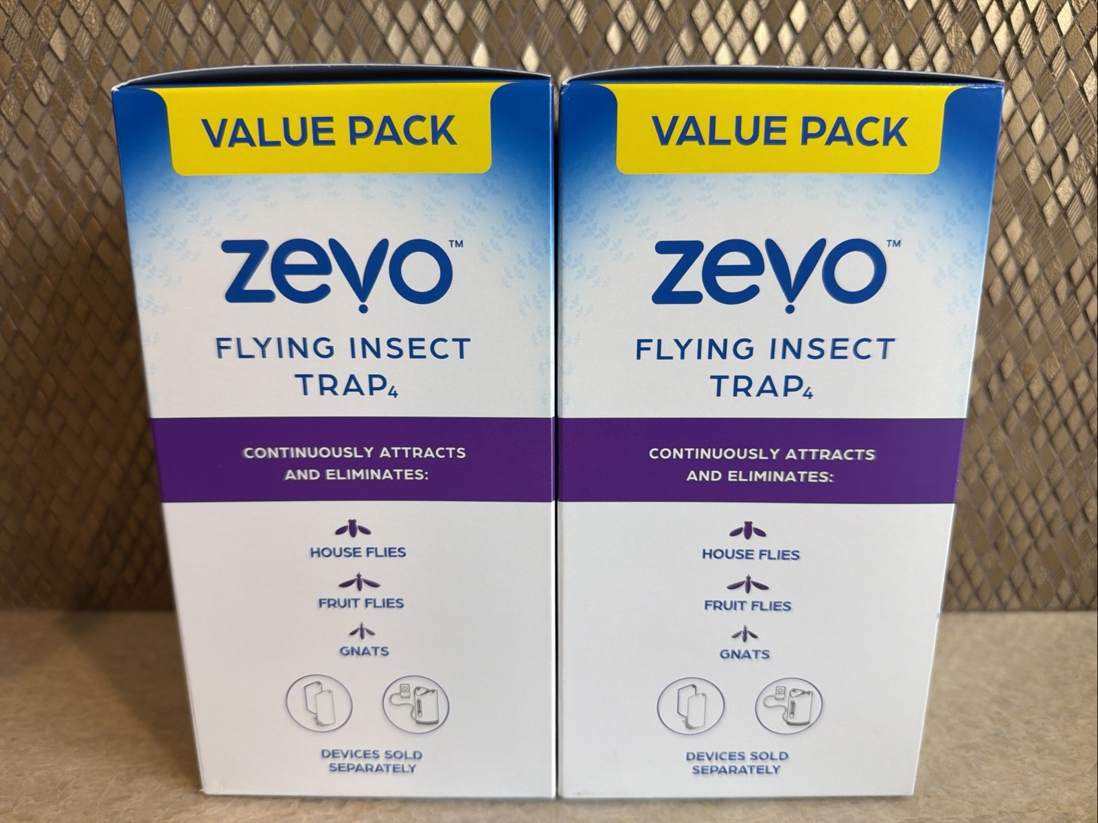 Zevo Flying Insect Trap, Fly Trap Refill Cartridges (4 Cartridges) 2 Pack Bundle gallery