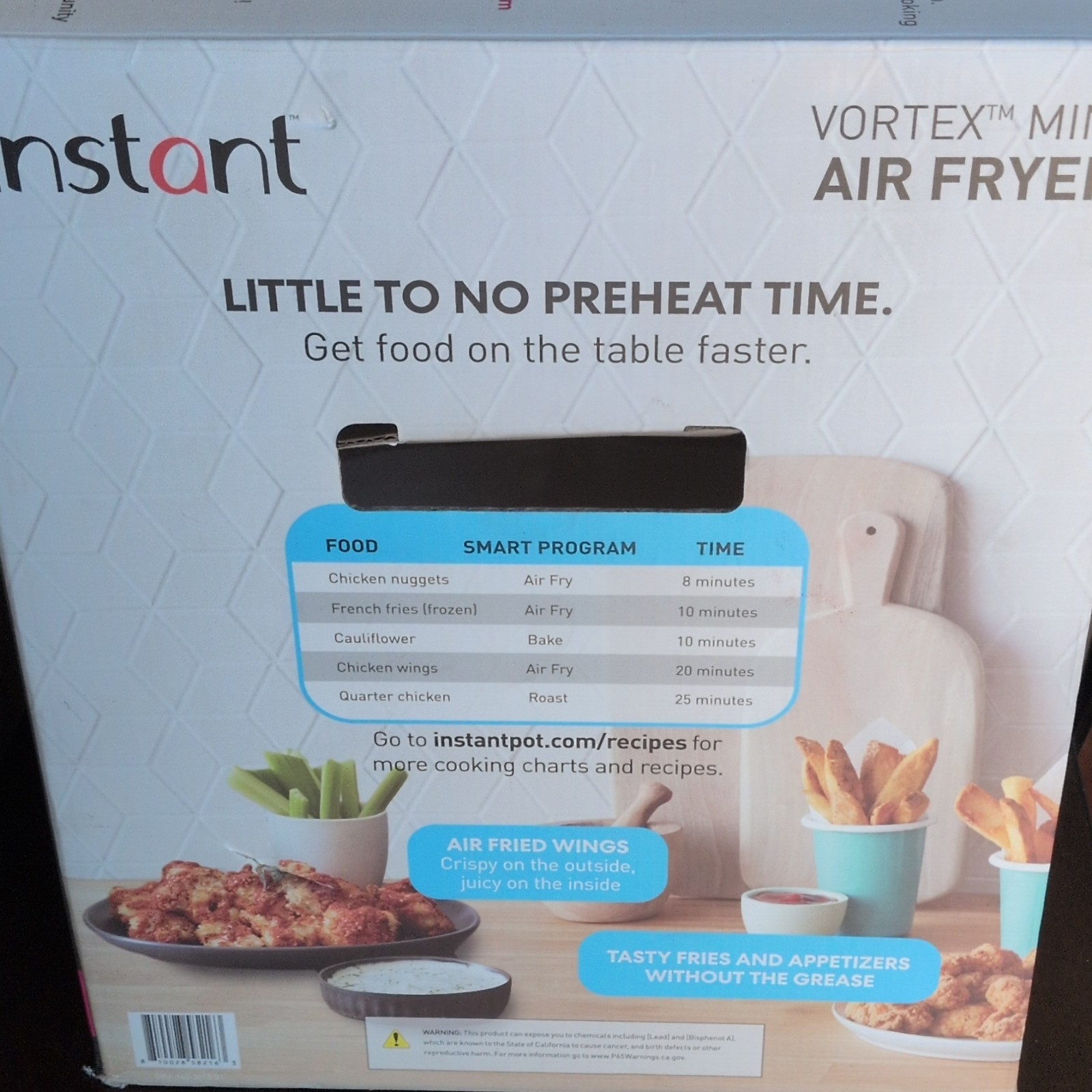 Instant Vortex Mini 2 Qt Electric Air Fryer Blue w/ Basket & Instruction Manual gallery