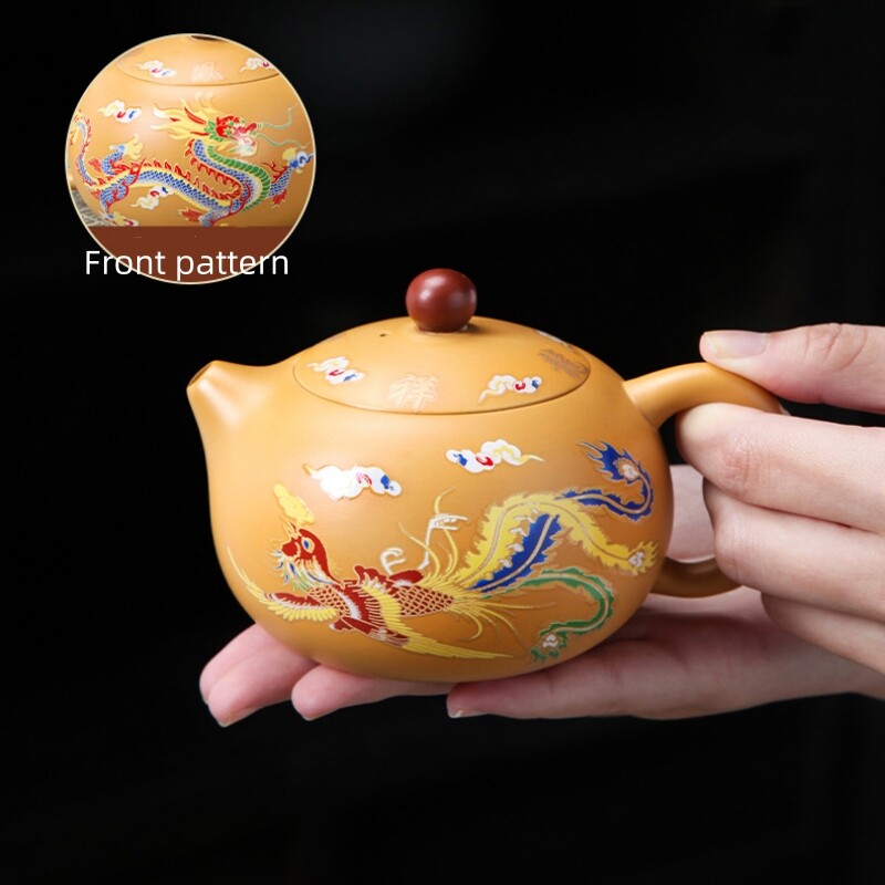 Chinese Tea Pot Color Changes Creative Xishi Pot Real Yixing Zisha Duan Clay New gallery