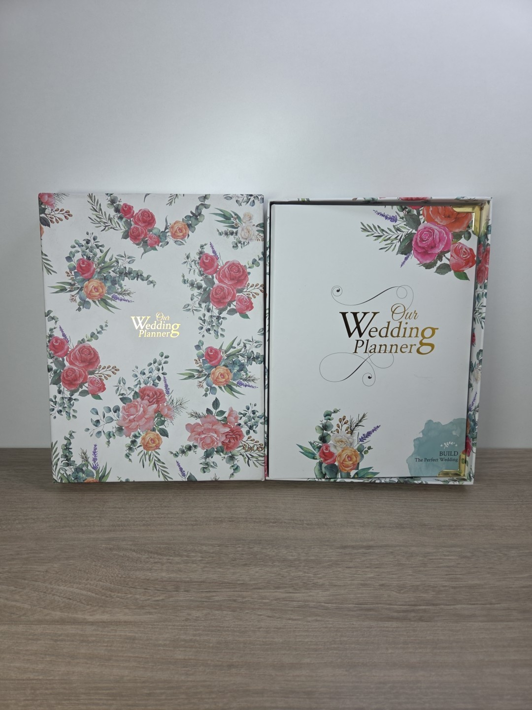 Wedding Planner NEW IN BOX Hardcover Spiral-Bound WHITE & FLOWERS gallery