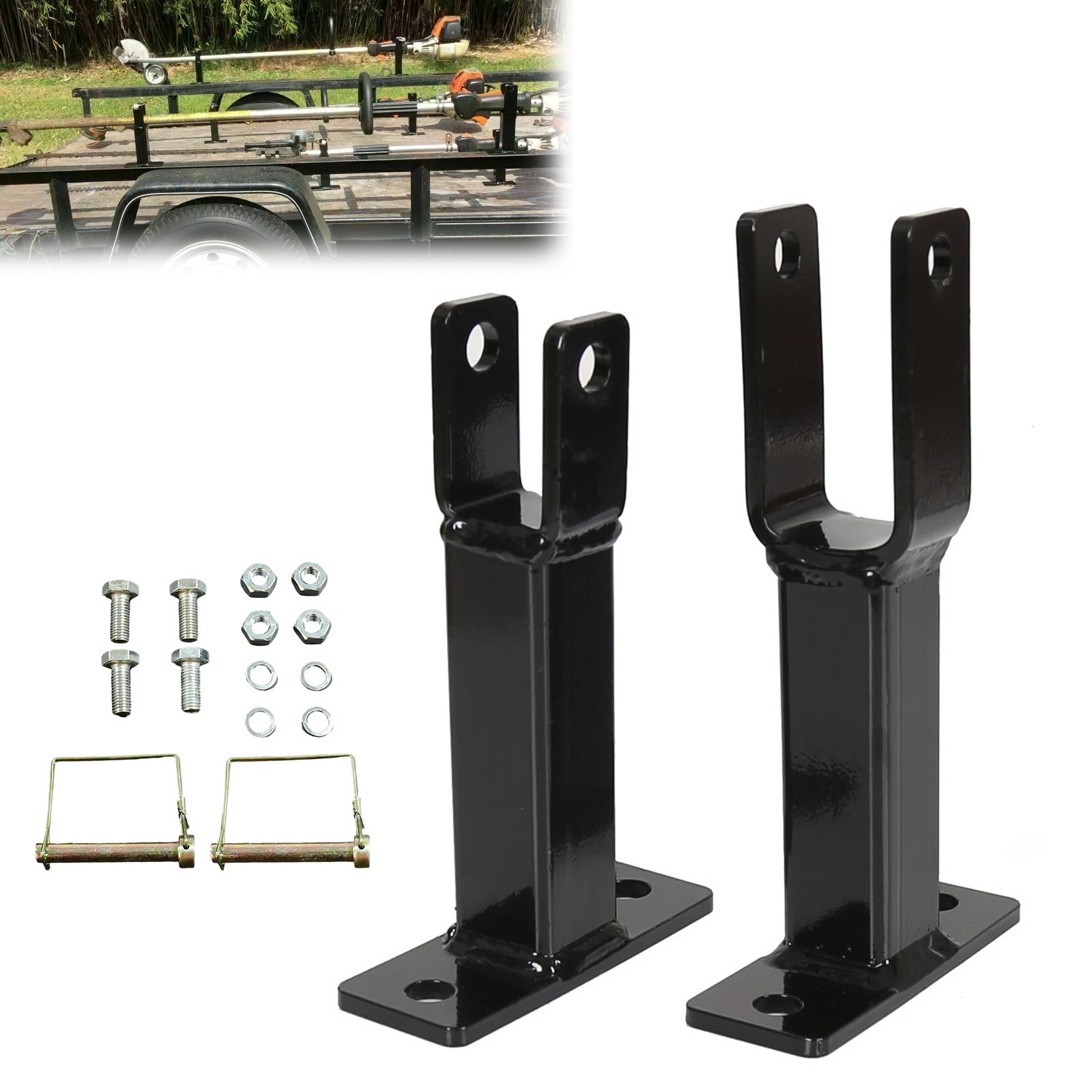 For Extended Trimmer Edger Trimmer Single Racks Holder Carrier Mount On Trailer gallery