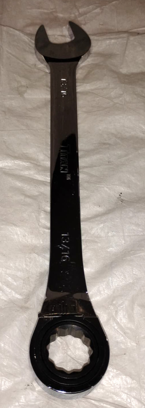 Titan 14610 13/16-Inch 12 Point 72 Tooth Reversible Ratchting Combination Wrench gallery