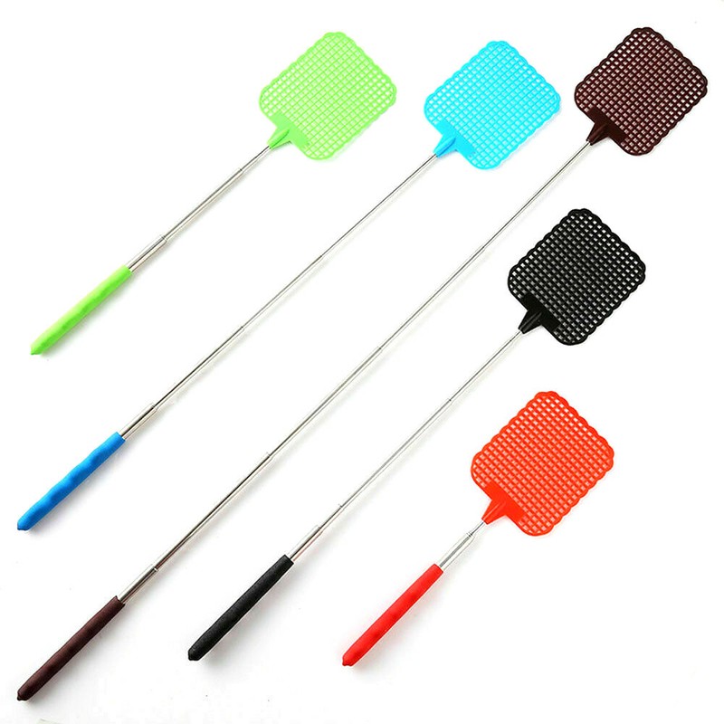 5 pack Extendable Fly Swatter Telescopic Long Reach Bug MOSQUITO Killer gallery