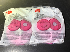 *4-Pieces* Particulate Filter 2097 for P100 Retainer Nuisance Organic Relief