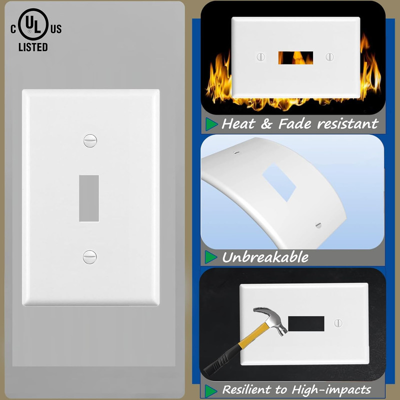 Light Switch Cover Plate,Toggle Light Switch Wall Plate,Toggle Wall Plate Cover, gallery