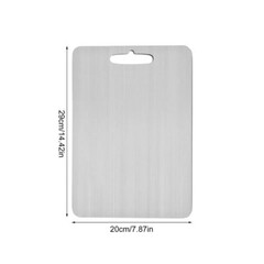 Titanium Coating Cutting Board Double-Sided Kitchen Tool Camping Size S / M / L