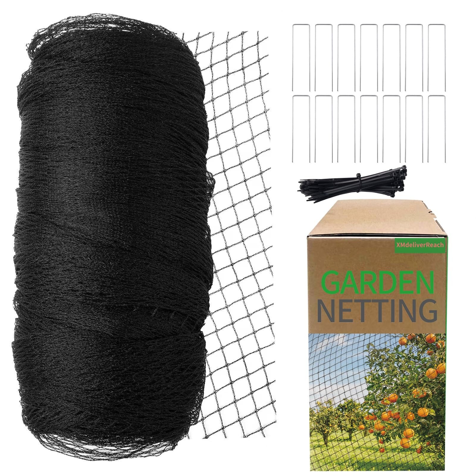 Garden Netting, Black Bird Netting Heavy Duty,Rabbit,Squirrels,Anti Birds,Lar... gallery