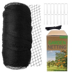 Garden Netting, Black Bird Netting Heavy Duty,Rabbit,Squirrels,Anti Birds,Lar…