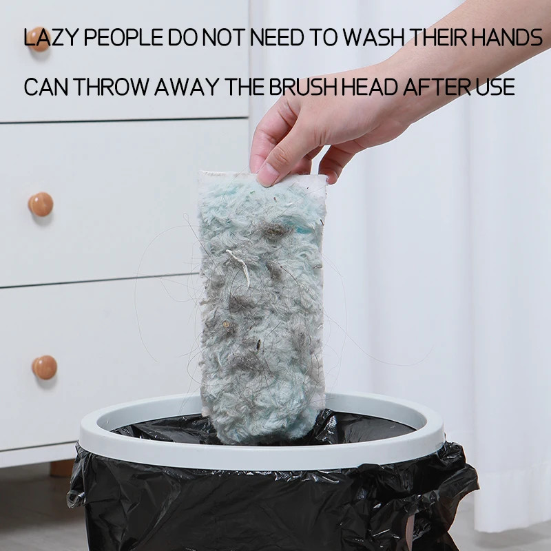 Double sided 360° electrostatic dust duster used for large-scale cleaning gallery