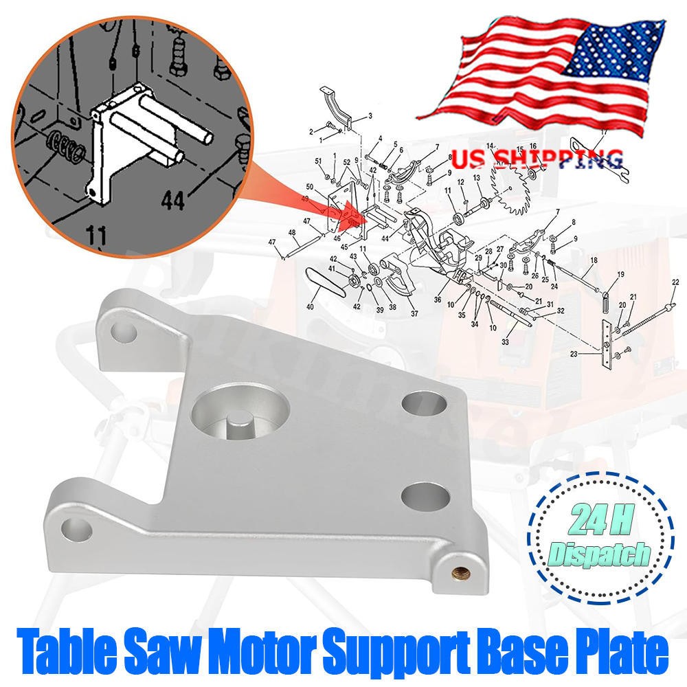 Table Saw Motor Support Base Mount Plate For Craftsman Fits 10-inch blades 120V gallery