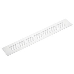 Rectangle Shape Ventilation Grille Aluminum Alloy Air Vent 11.81 x 1.97 Inch