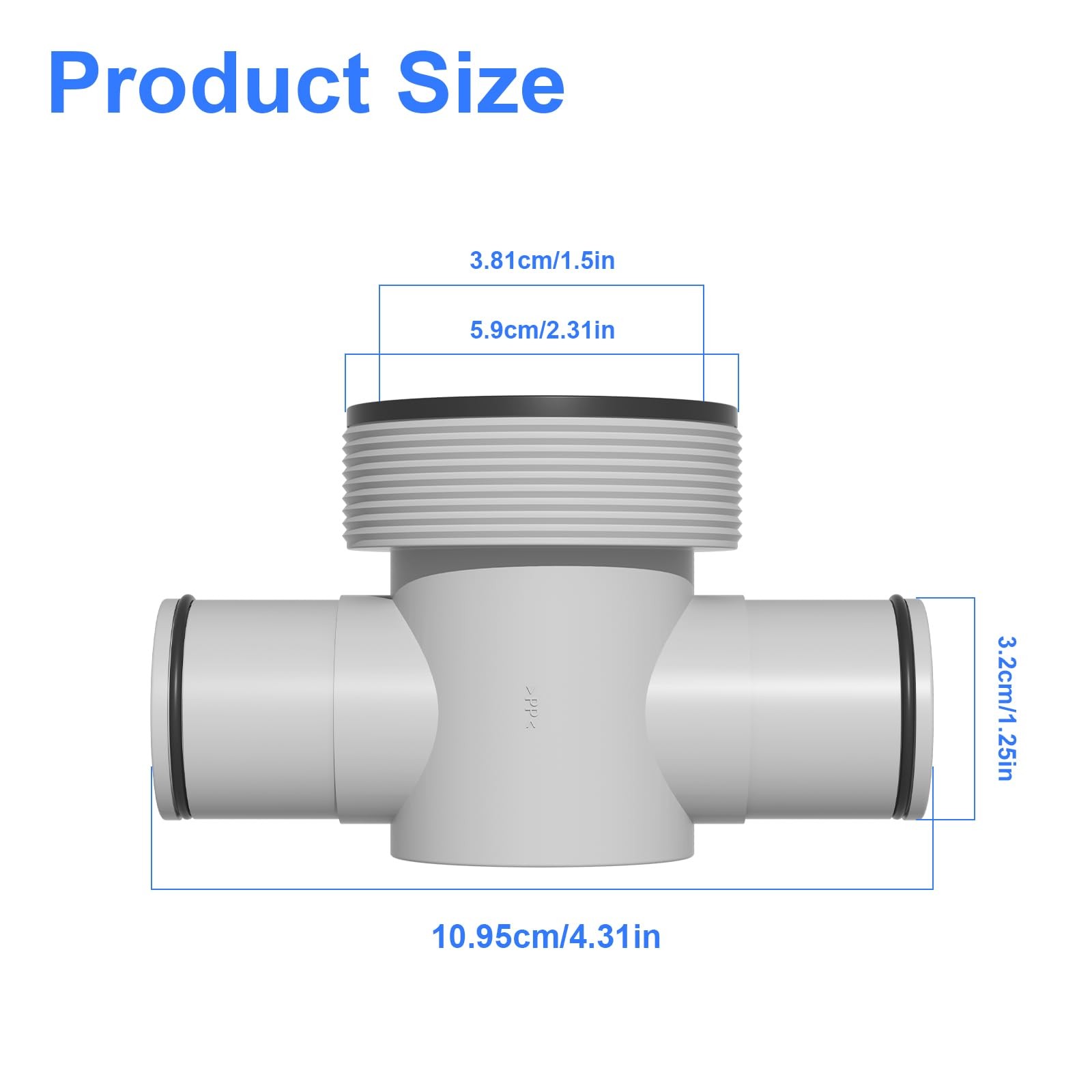 P61408 T Joint for Cole-man In-tex pool hose connectorSand Filter T Joint 1.5... gallery