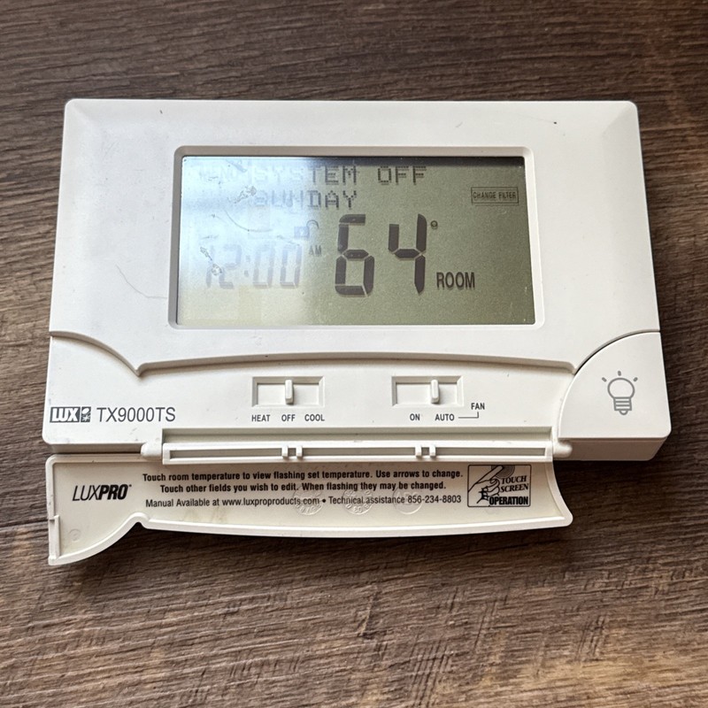 Lux Smart Temp TX9000TS 7-Day Programmable Thermostat gallery