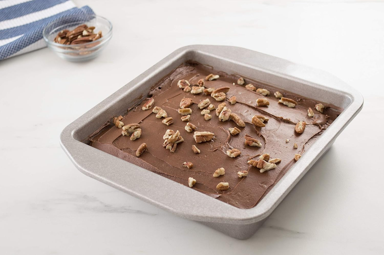1120BW-3-ABC-1 American Bakeware Classics 8-Inch Square Cake and Brownie Pan, Al gallery