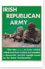 Irish Republican Movement Easter Proclamation British Withdrawal 1970’s Poster