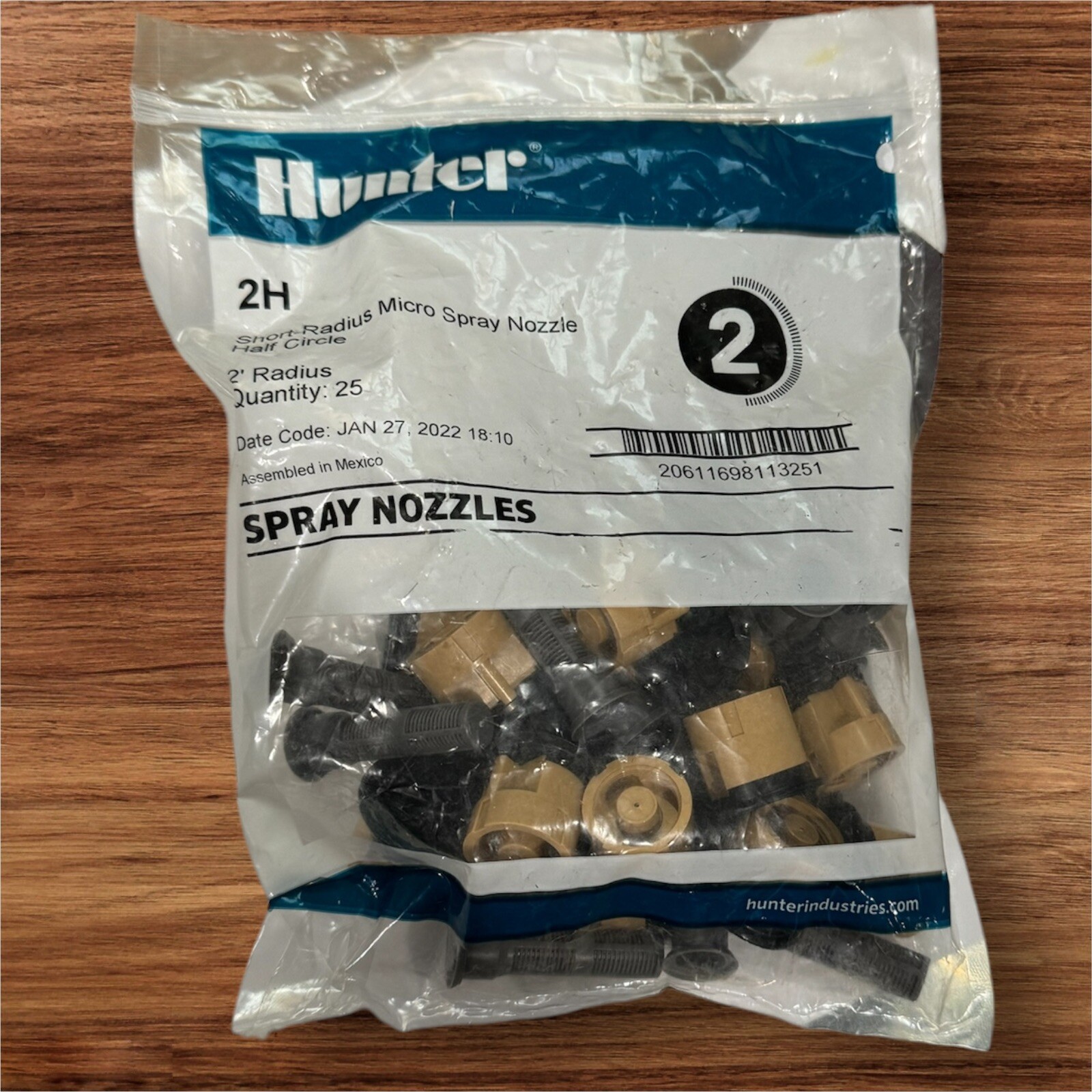 25-Pack Hunter 2H PRO Adjustable Spray Nozzle | 2 Foot Radius | 0-180 Degree gallery