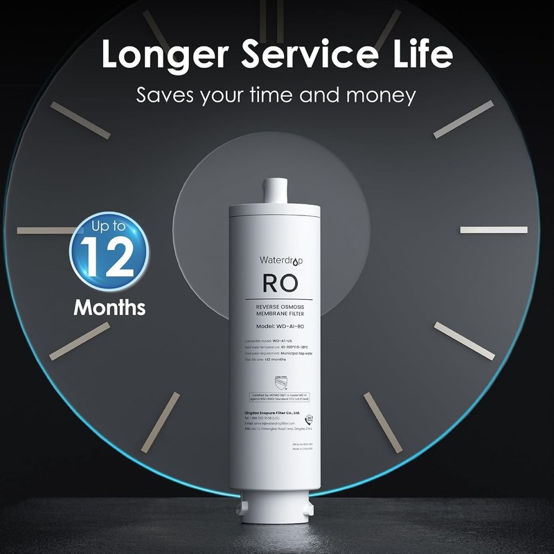 Waterdrop WD-A1-RO Filter, Replacement for WD-A1 Reverse Osmosis water Dispenser gallery