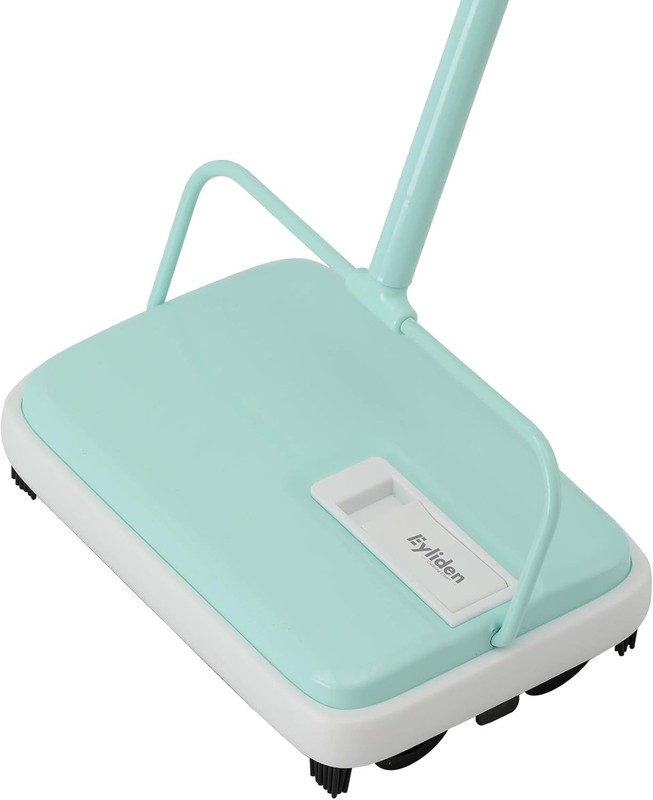 Compact & Eco-Friendly Carpet Sweeper - Lightweight, Quiet Care in Mint gallery