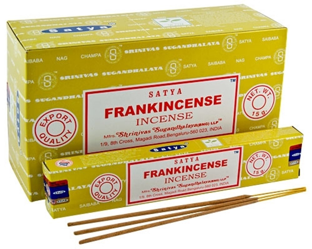Satya 15 Gram Incense Stick Pack - Frankincense gallery