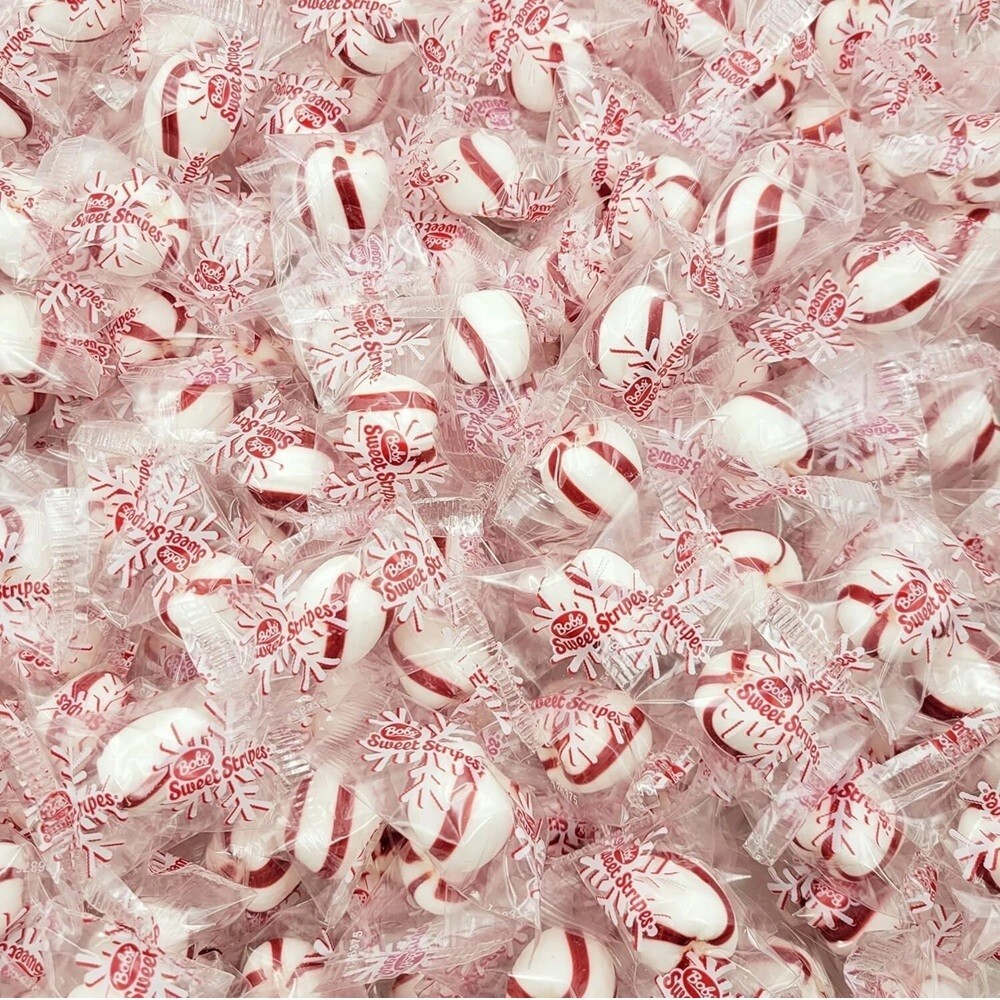 Bobs Sweet Stripes, Individually Wrapped, Soft Peppermint Bulk Candy (2 Pounds) gallery