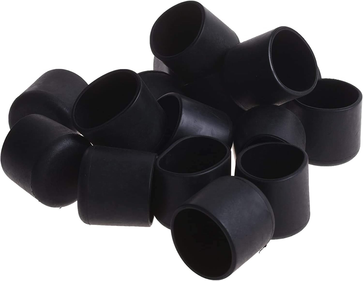 16Pcs Black Color round Table Chair Rubber Leg Tips Caps, 7/8 Inch gallery