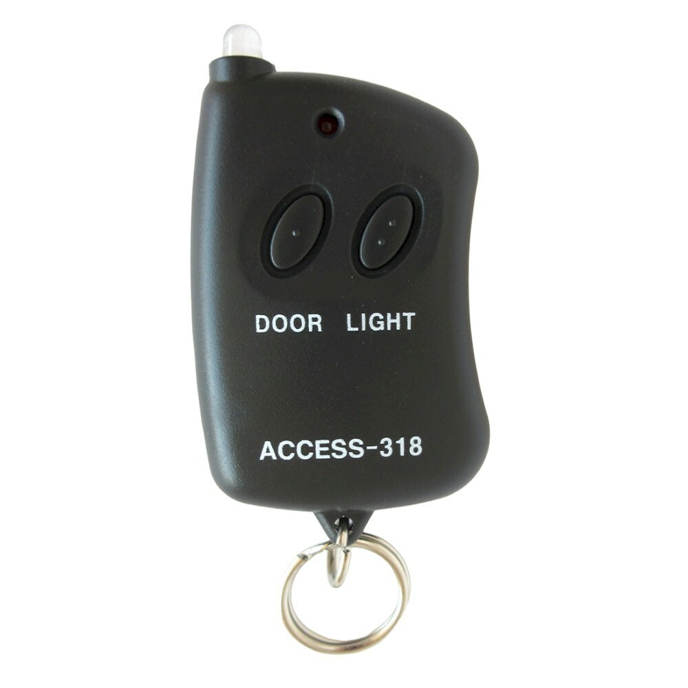 9 Digit Code Mini Remote Control Garage Gate Transmitter Mini Flashlight 318 MHz gallery