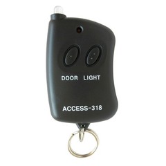 9 Digit Code Mini Remote Control Garage Gate Transmitter Mini Flashlight 318 MHz