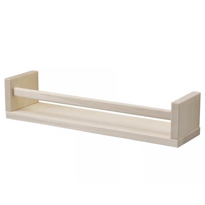Ikea Bekvam Wall Mounted Spice Rack Light Wood Aspen Sealed NEW One Spice Shelf gallery