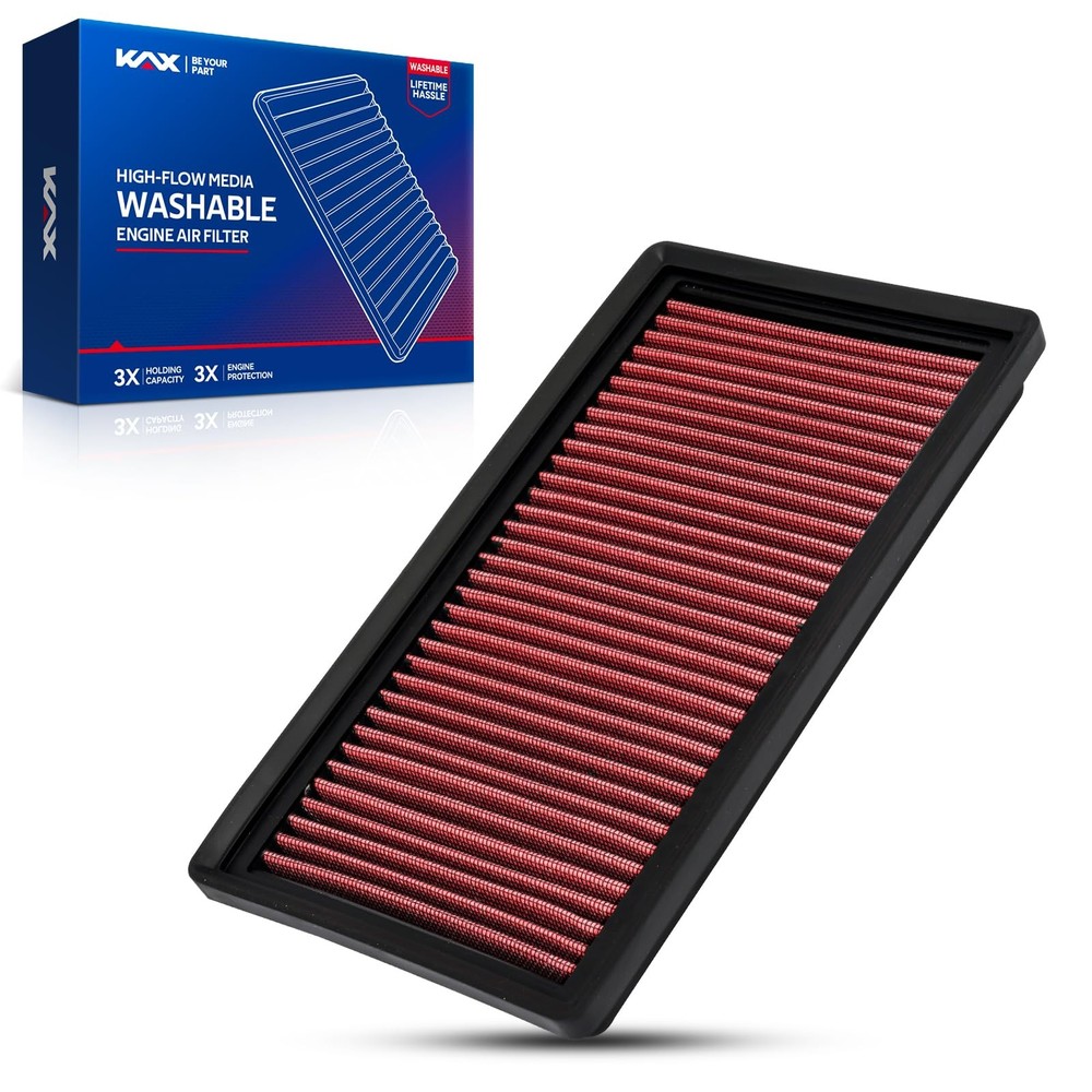 Washable Engine Air Filter Replacement for Toyota, Lexus - Increase Power &