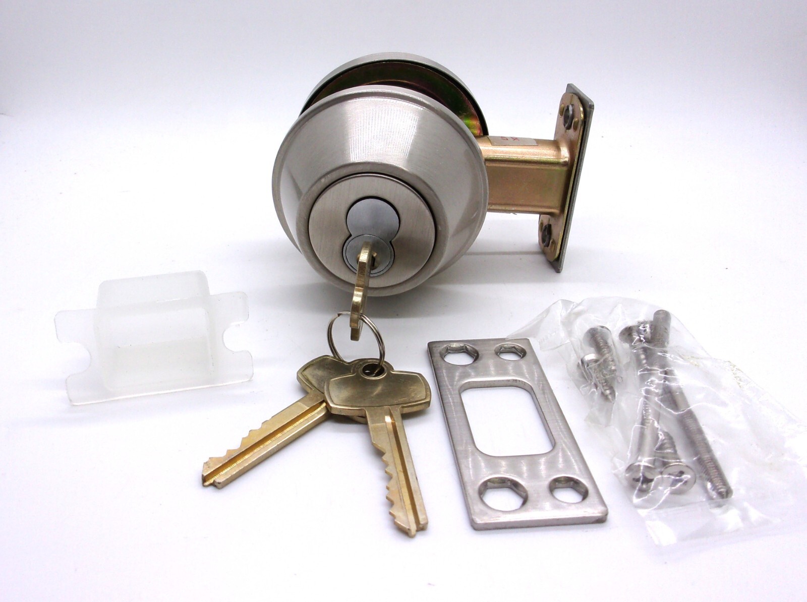 Interchangeable Core Single Cylinder Deadbolt. 2-3/8"Backset #DB10-1-IC-US15 gallery