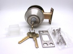 Interchangeable Core Single Cylinder Deadbolt. 2-3/8″Backset #DB10-1-IC-US15